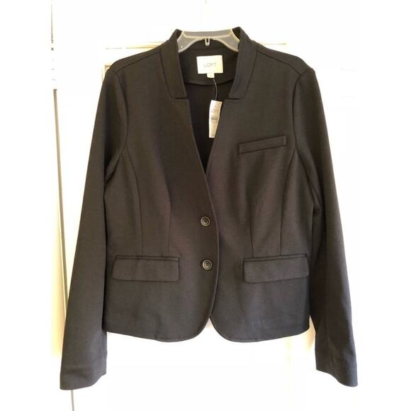Loft black scuba jacket - Picture 1 of 4